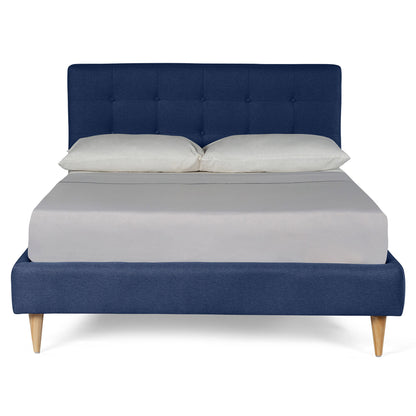 Cama Matrimonial Maia Azul