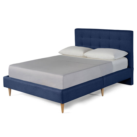 Cama Matrimonial Maia Azul | Makora