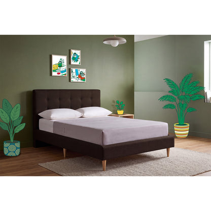 Cama Matrimonial Maia Chocolate