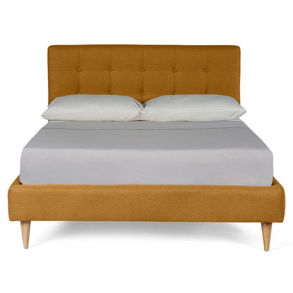 Cama Matrimonial Maia Mostaza