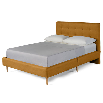 Cama Matrimonial Maia Mostaza