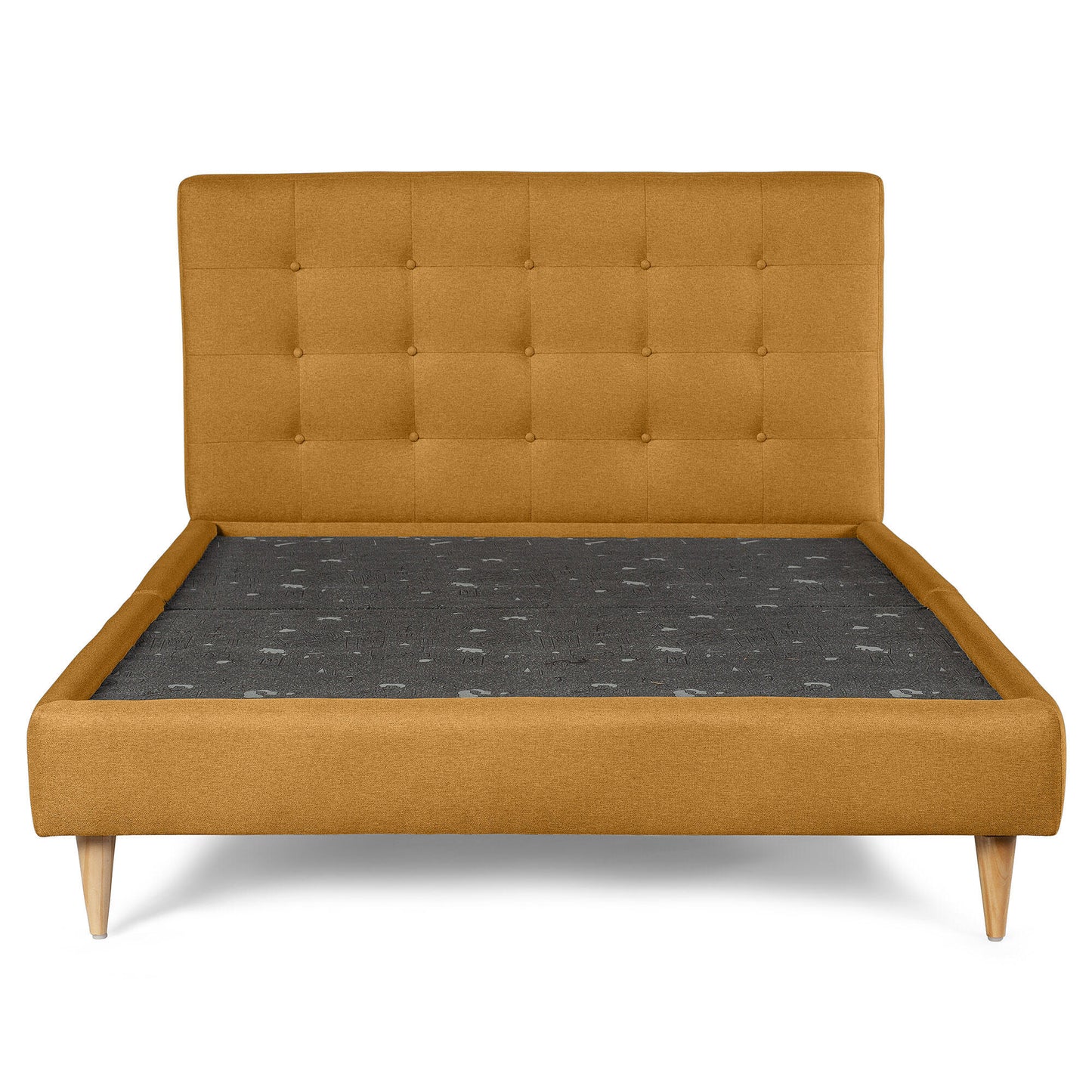 Cama Matrimonial Maia Mostaza