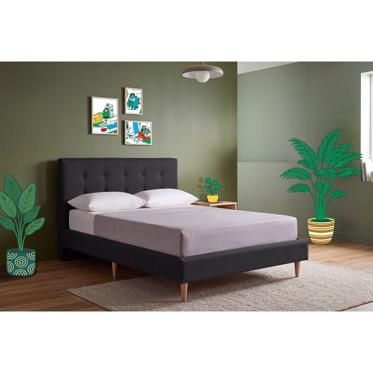 Cama Matrimonial Maia Oxford
