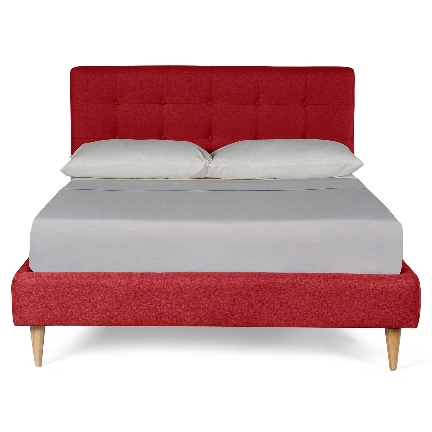 Cama Matrimonial Maia Rojo