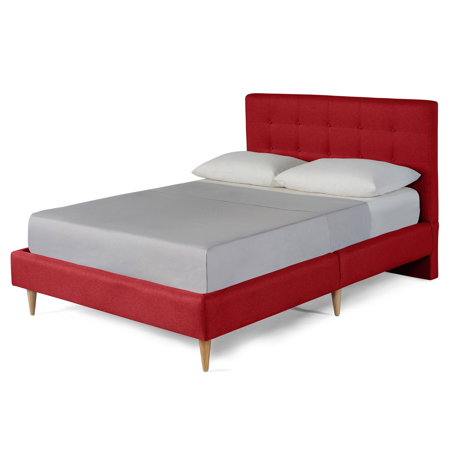 Cama Matrimonial Maia Rojo