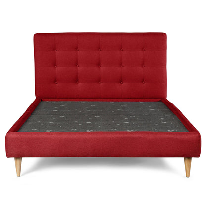 Cama Matrimonial Maia Rojo