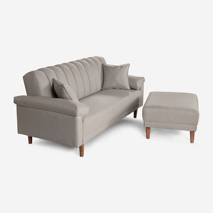 Sofa Cama + Taburete Calatrava Color Grey