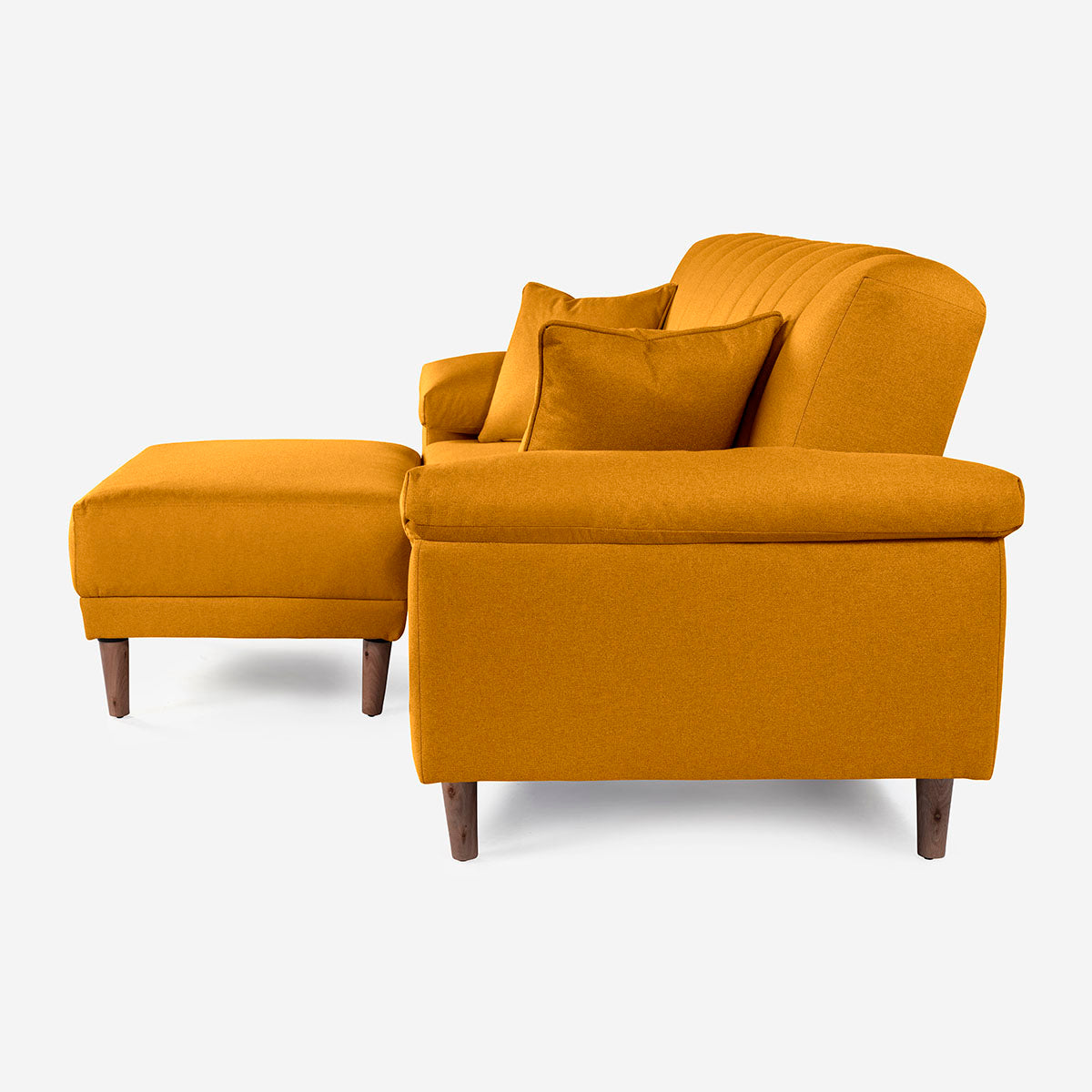 Sofa Cama + Taburete Calatrava Color Mostaza