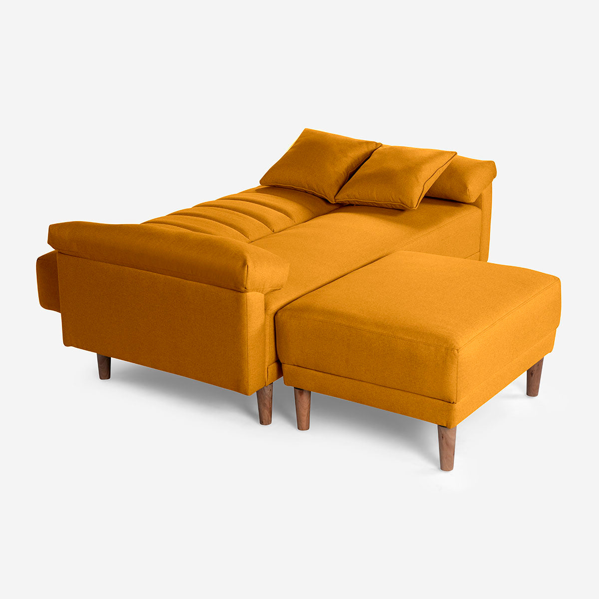 Sofa Cama + Taburete Calatrava Color Mostaza