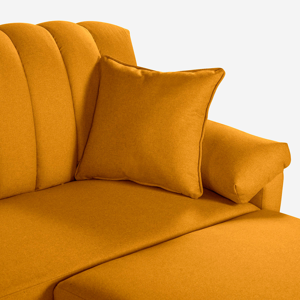 Sofa Cama + Taburete Calatrava Color Mostaza