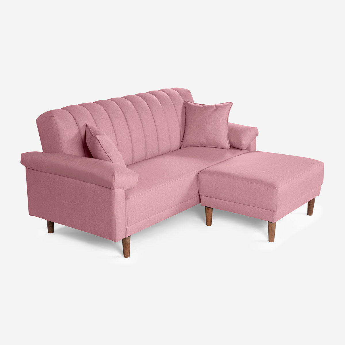 Sofa Cama + Taburete Calatrava Color Rosa