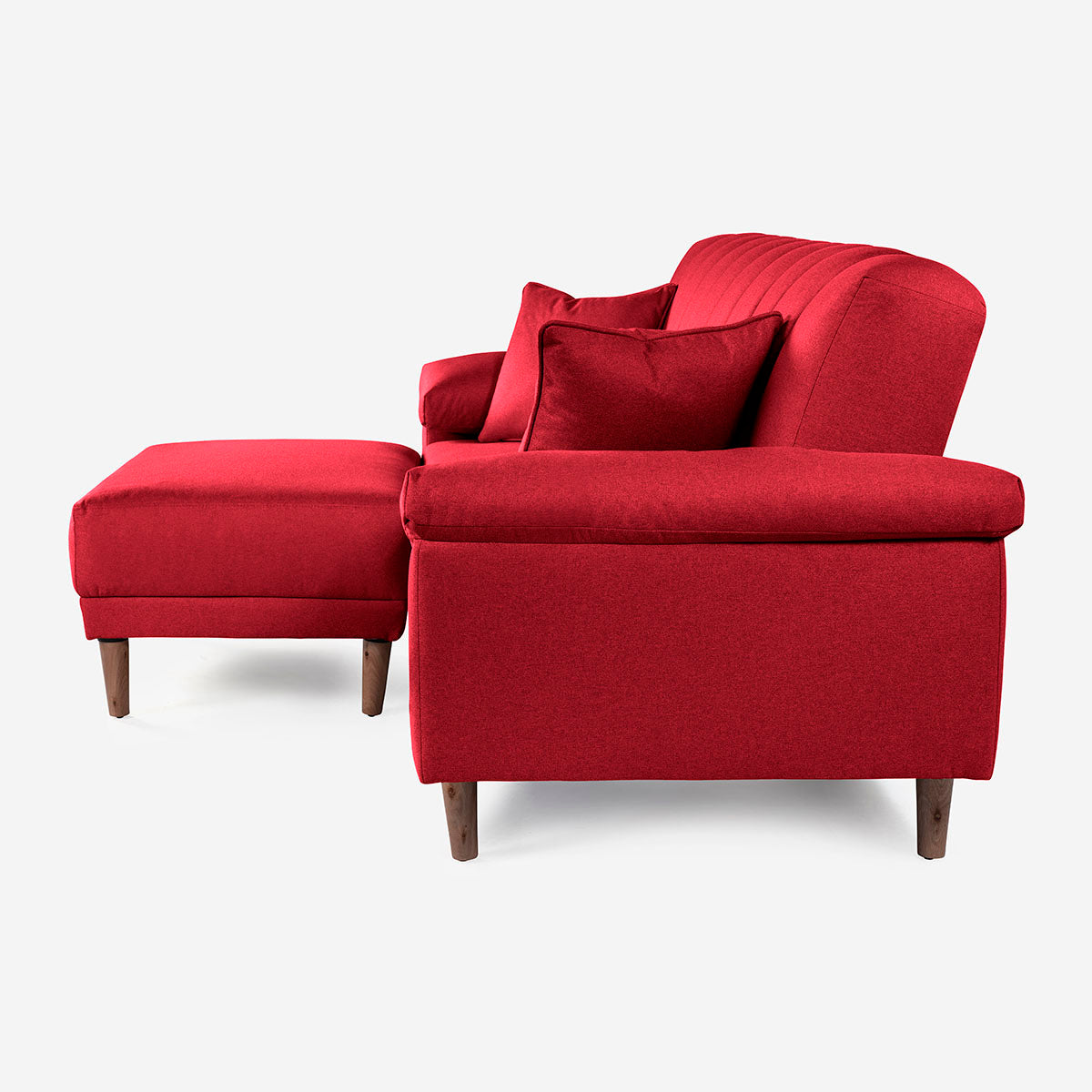 Sofa Cama + Taburete Calatrava Color Rojo