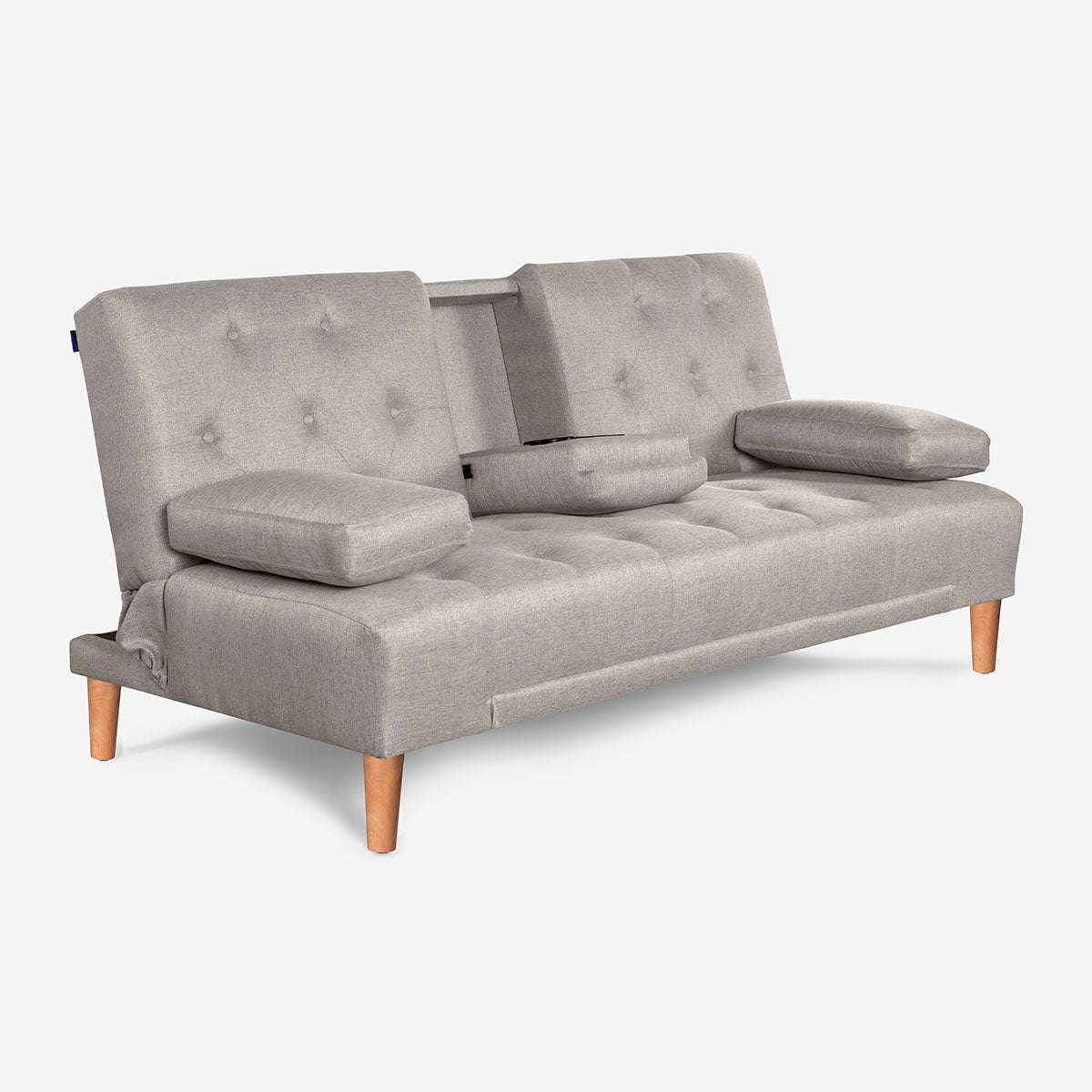 Sofá Cama Caroli Gris Claro