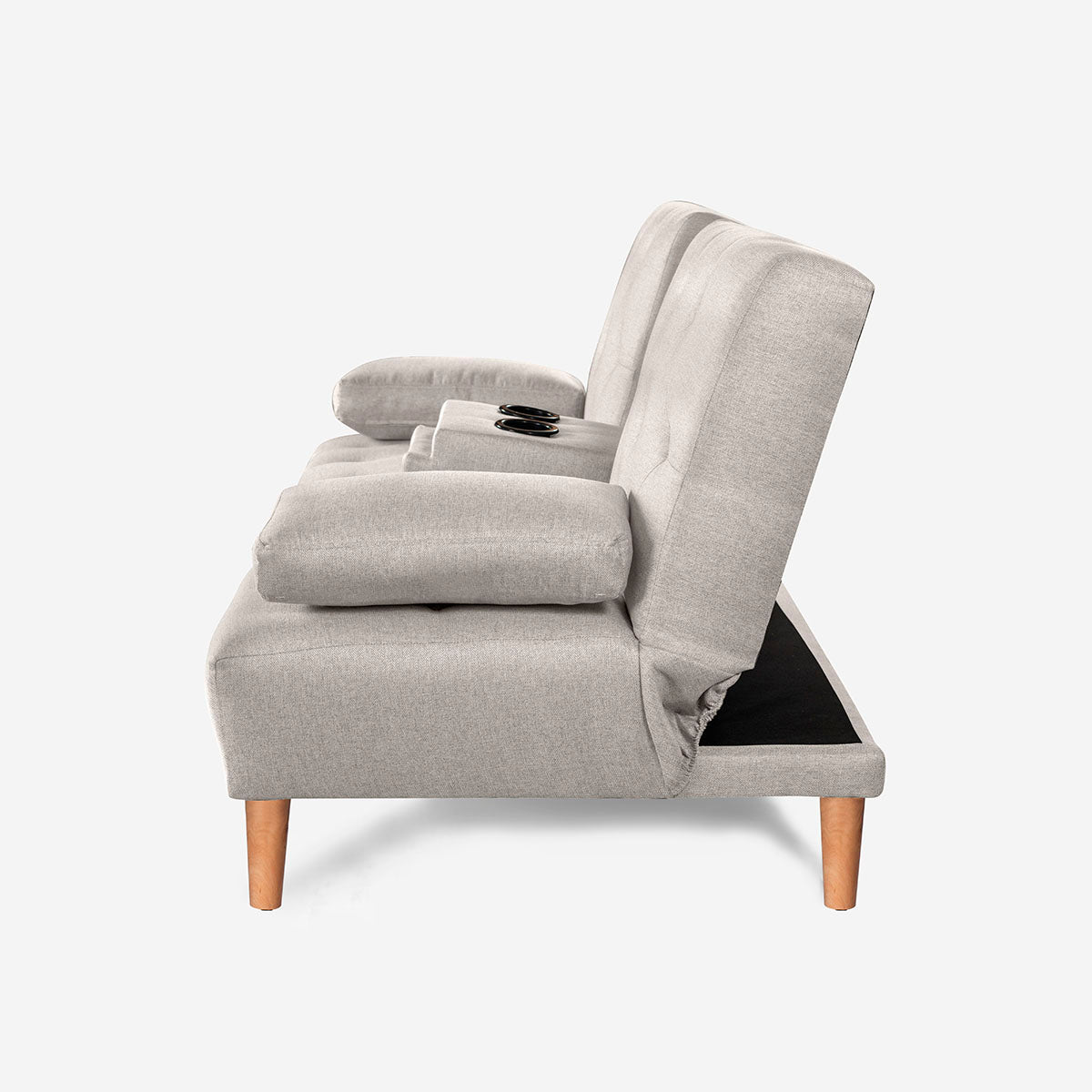 Sofá Cama Caroli Gris Claro