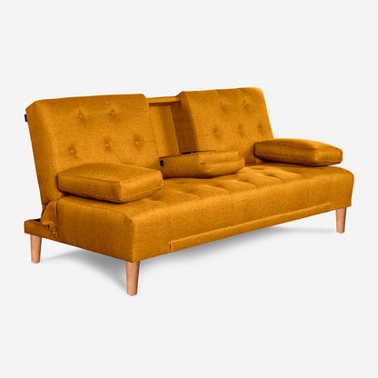 Sofá Cama Caroli Mostaza