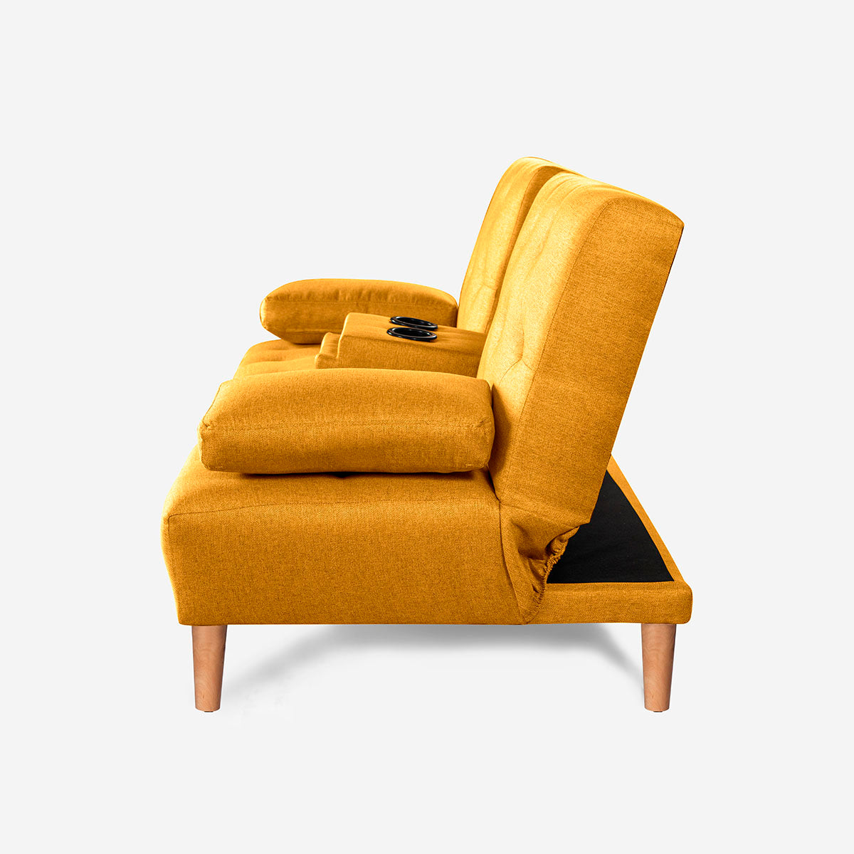 Sofá Cama Caroli Mostaza