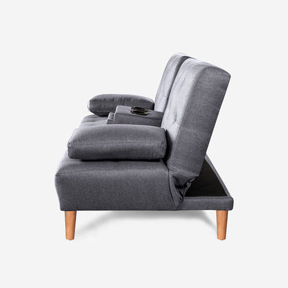 Sofá Cama Caroli Gris Oxford