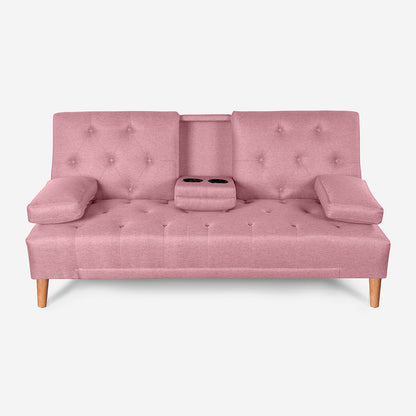 Sofá Cama Caroli Rosa