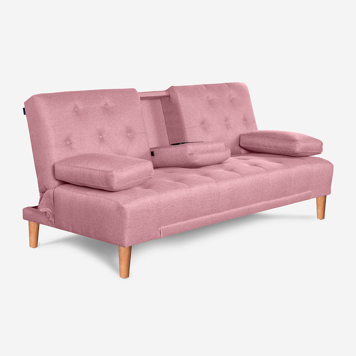 Sofá Cama Caroli Rosa