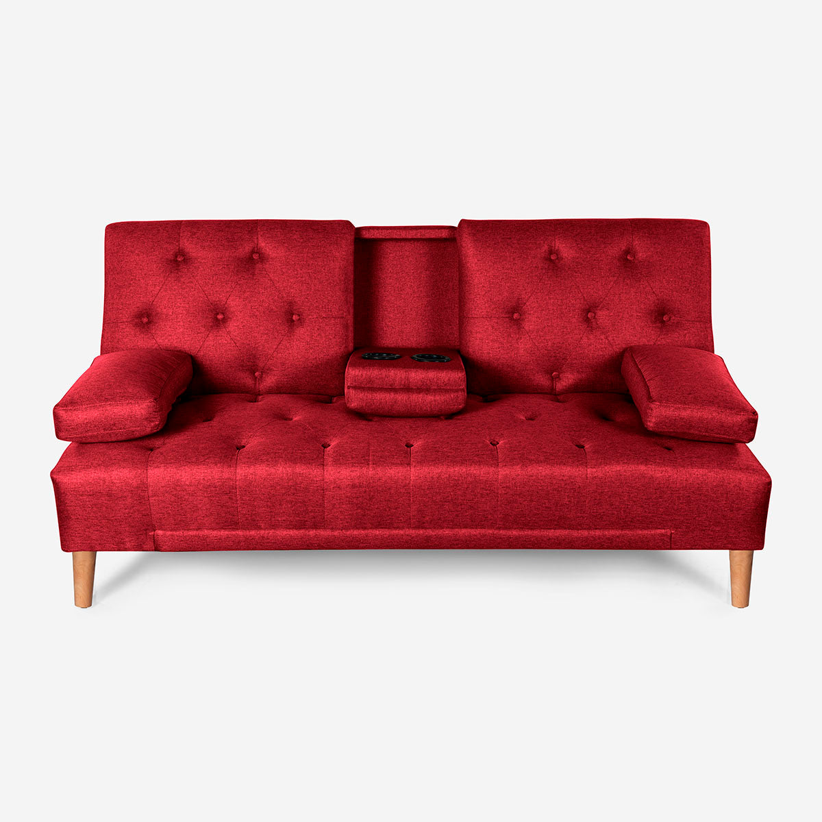 Sofá Cama Caroli Rojo