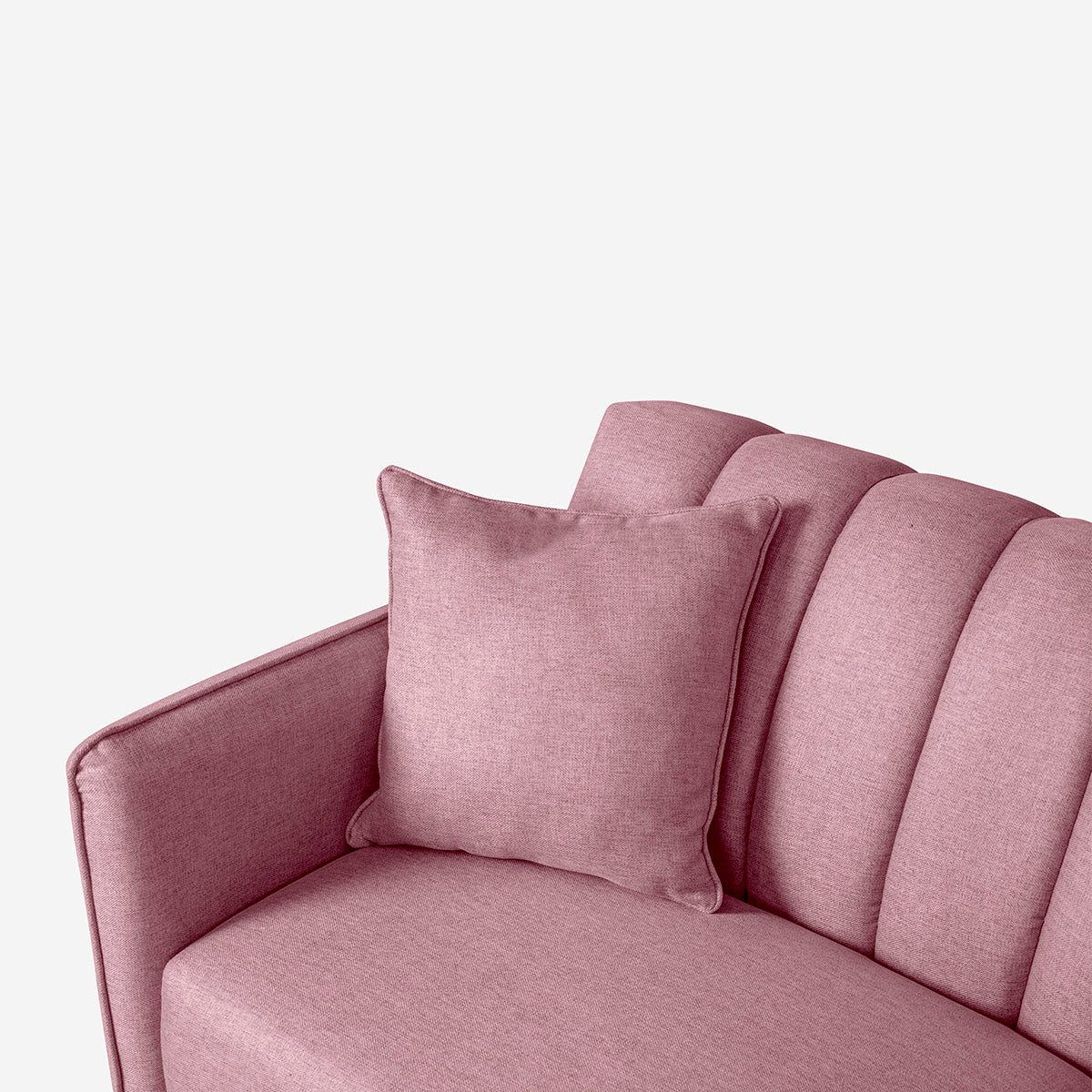 Sofá Cama Makora Hades Rosa Lino De 3 Plazas - Outlet