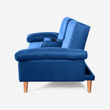 Sofá Cama Hendrix Azul