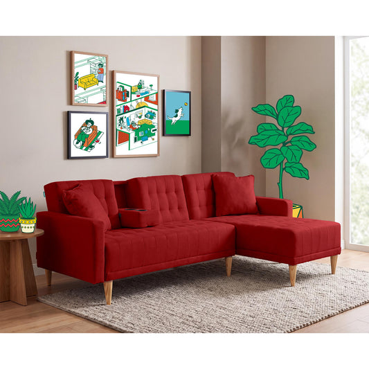 Sala Modular Chica Kendall Rojo - Oferta