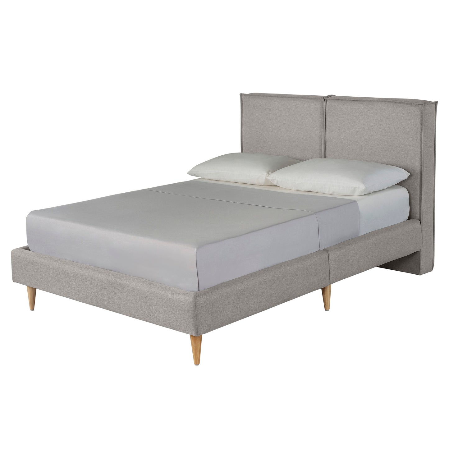 Cama Queen Luma Gris