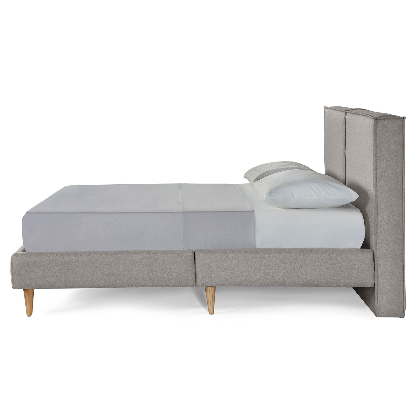 Cama Queen Luma Gris