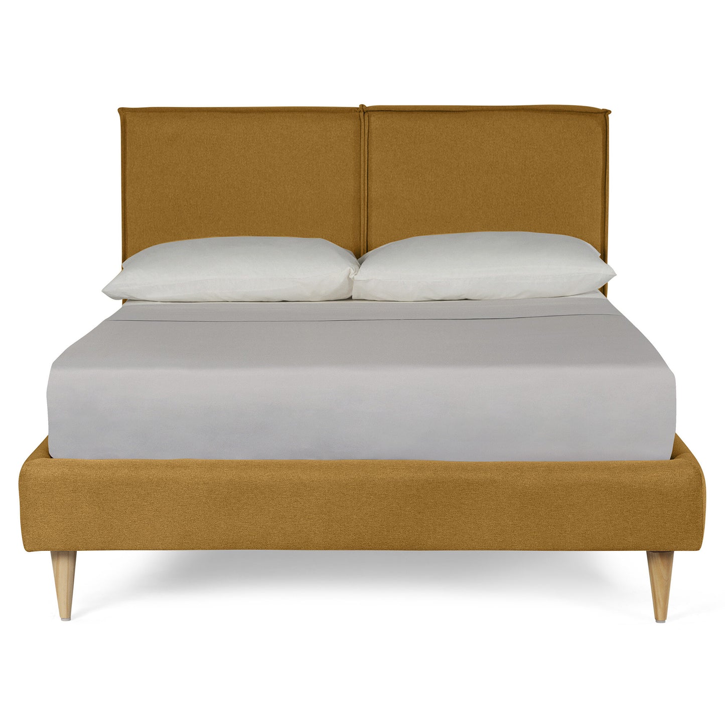 Cama Matrimonial Luma Mostaza