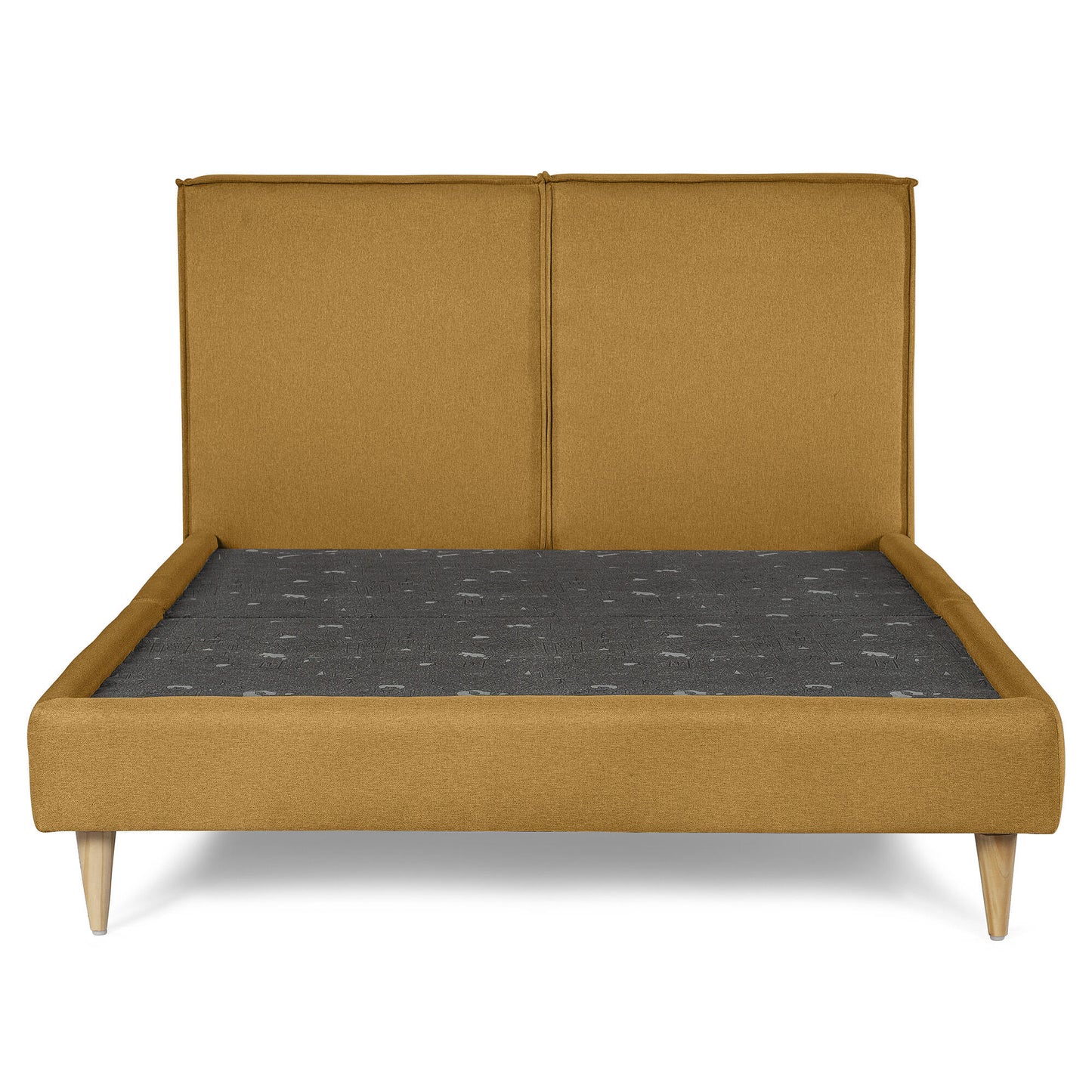 Cama Matrimonial Luma Mostaza
