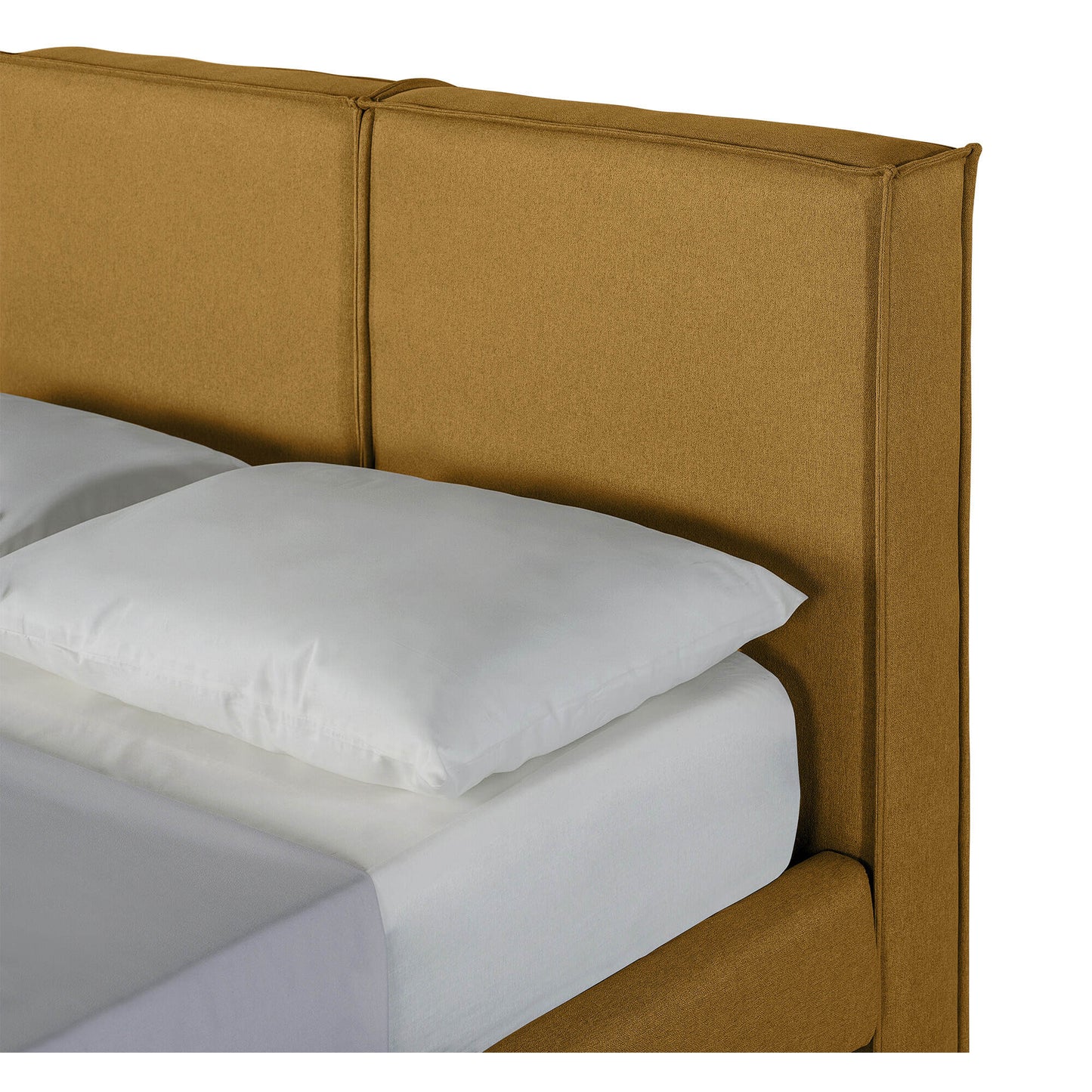 Cama Matrimonial Luma Mostaza