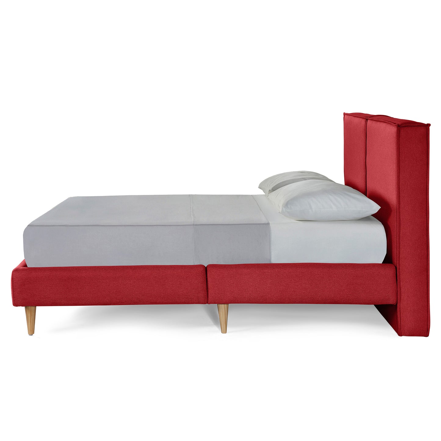 Cama Matrimonial Luma Rojo