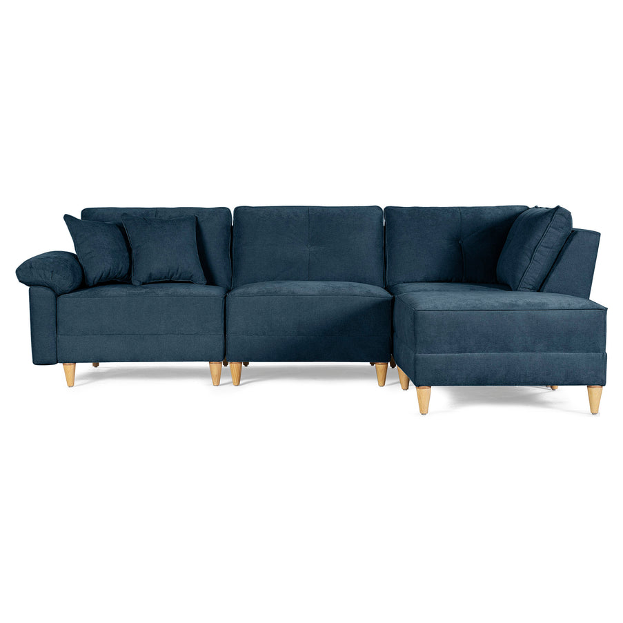 Sala Modular Maristella de 4 modulos Color Azul