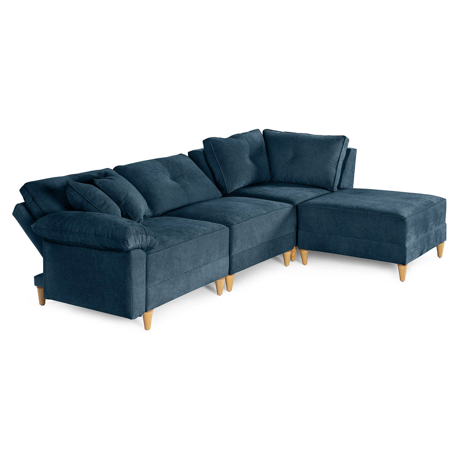 Sala Modular Maristella de 4 modulos Color Azul