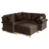 Sala Modular Maristella de 4 modulos Color Chocolate