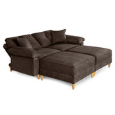 Sala Modular Maristella de 4 modulos Color Chocolate