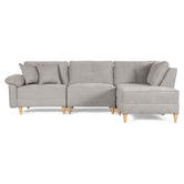 Sala Modular Maristella de 4 modulos Color Gris Claro