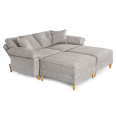 Sala Modular Maristella de 4 modulos Color Gris Claro