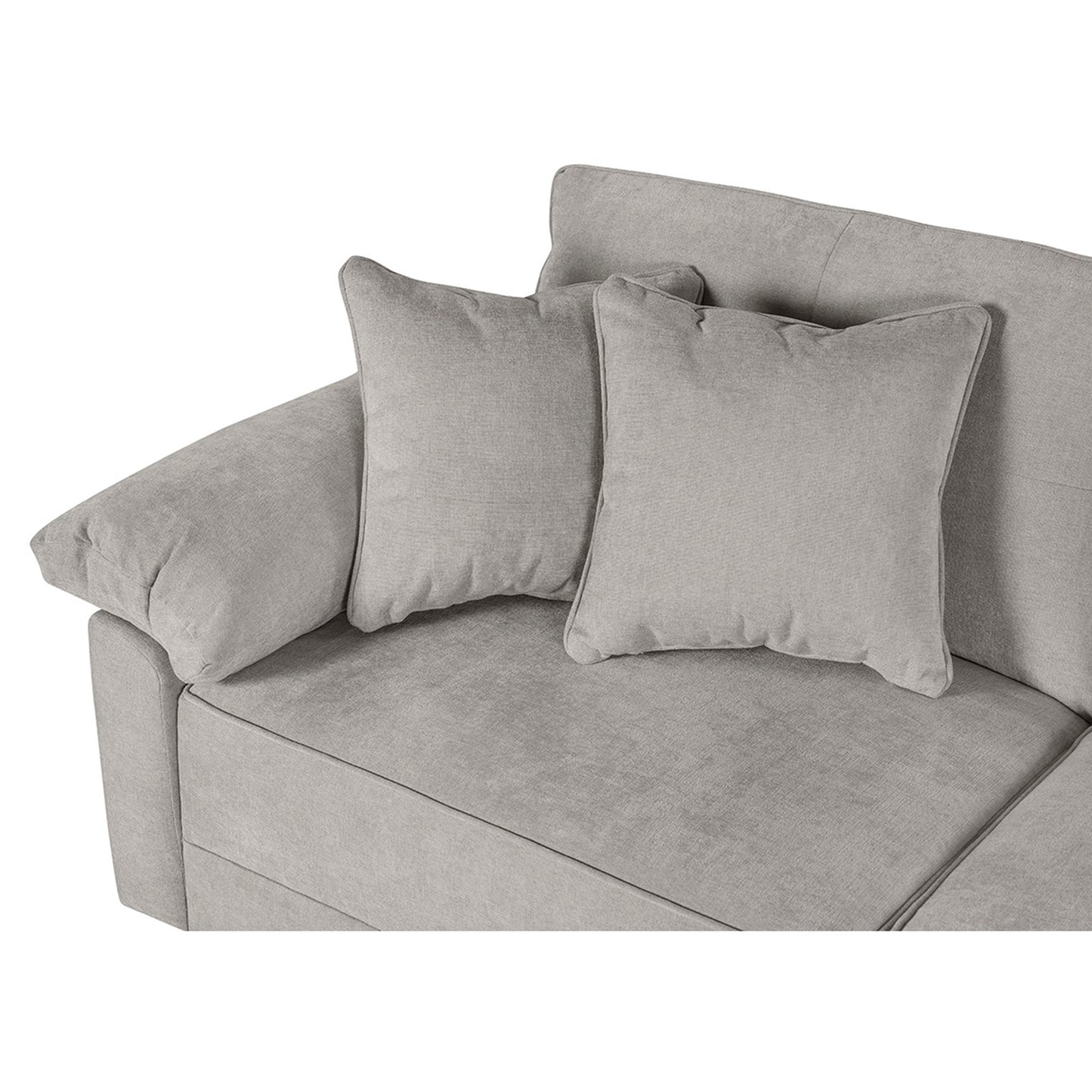 Sala Modular Maristella de 4 modulos Gris Claro | Makora