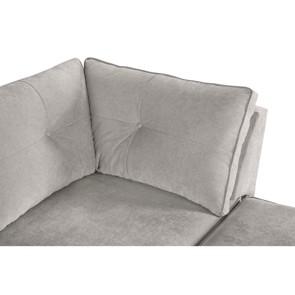 Sala Modular Maristella de 4 modulos Gris Claro | Makora