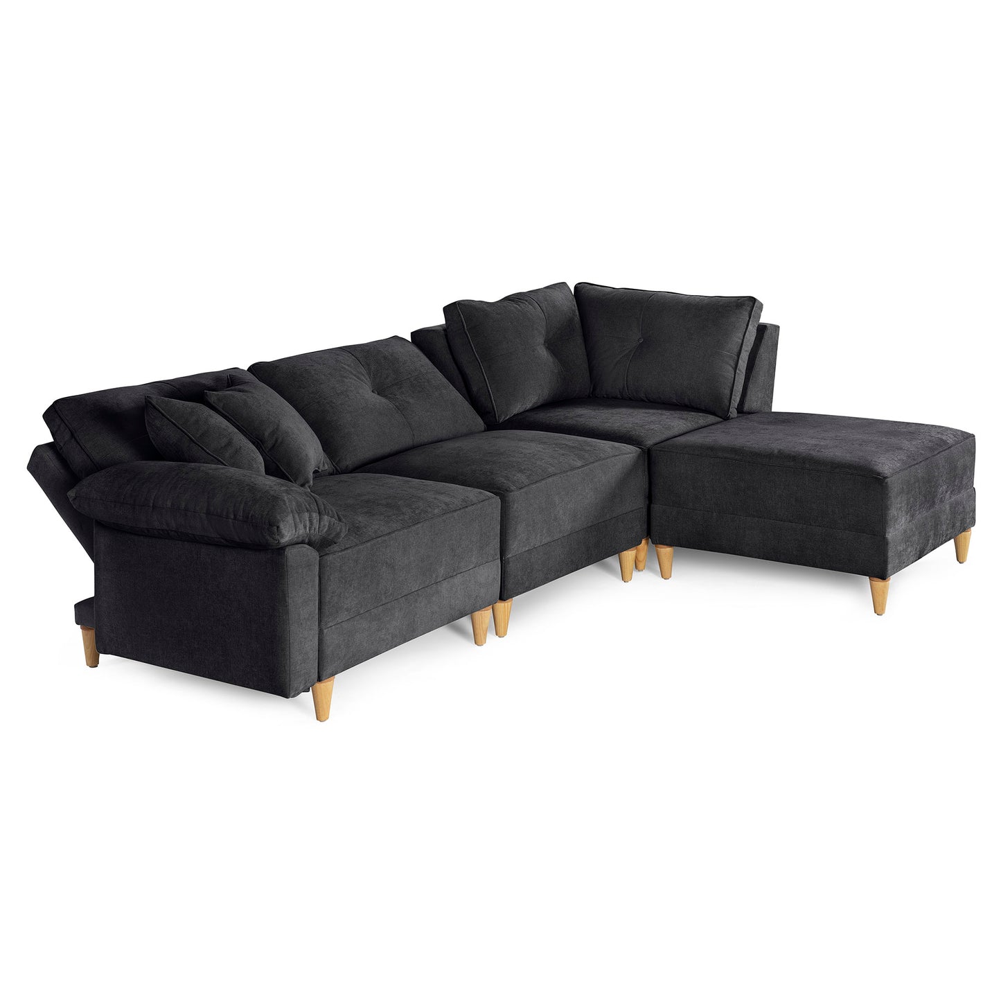 Sala Modular Maristella de 4 modulos Color Negro
