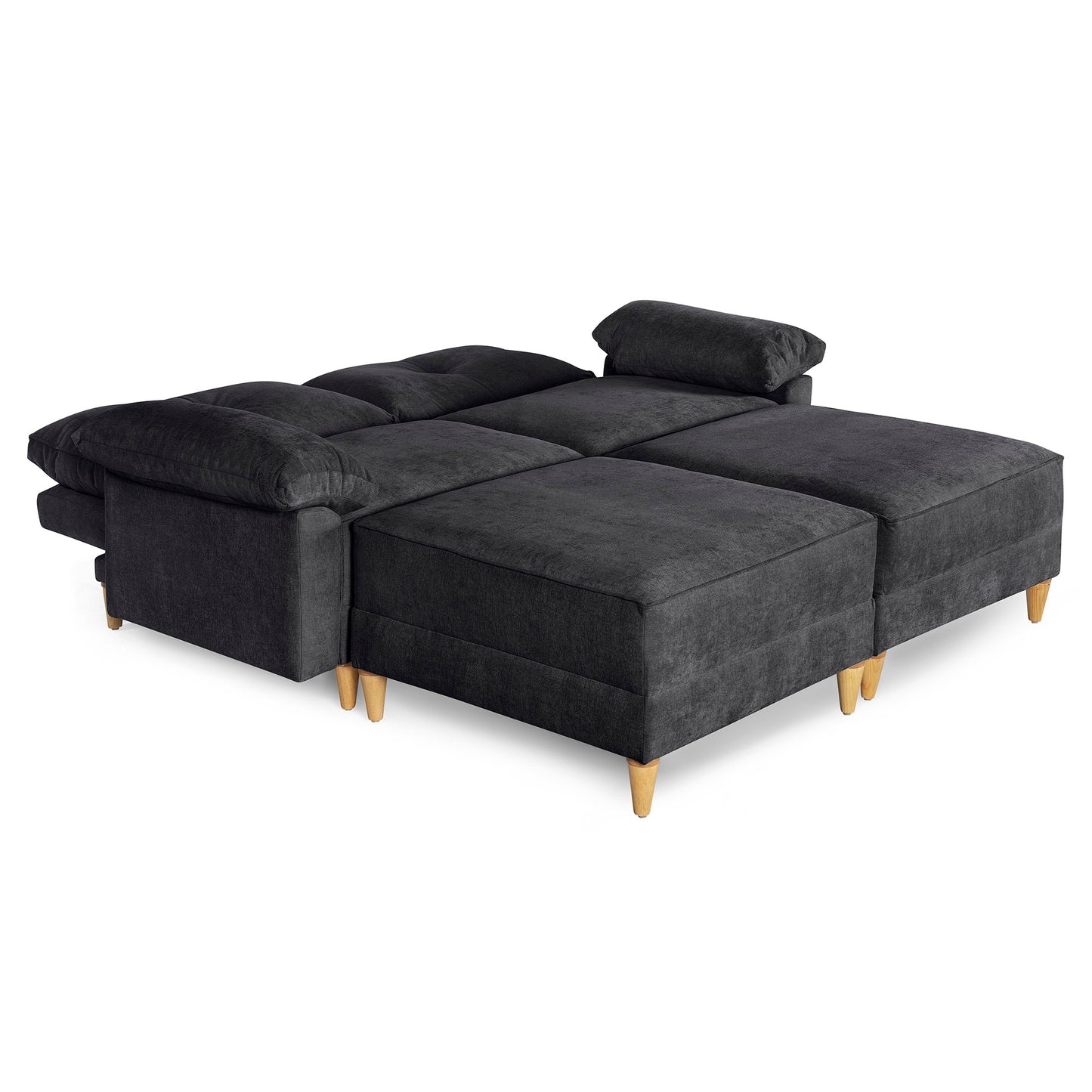 Sala Modular Maristella de 4 modulos Color Negro