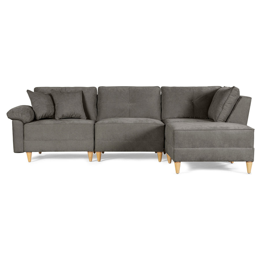 Sala Modular Maristella de 4 modulos Color Oxford