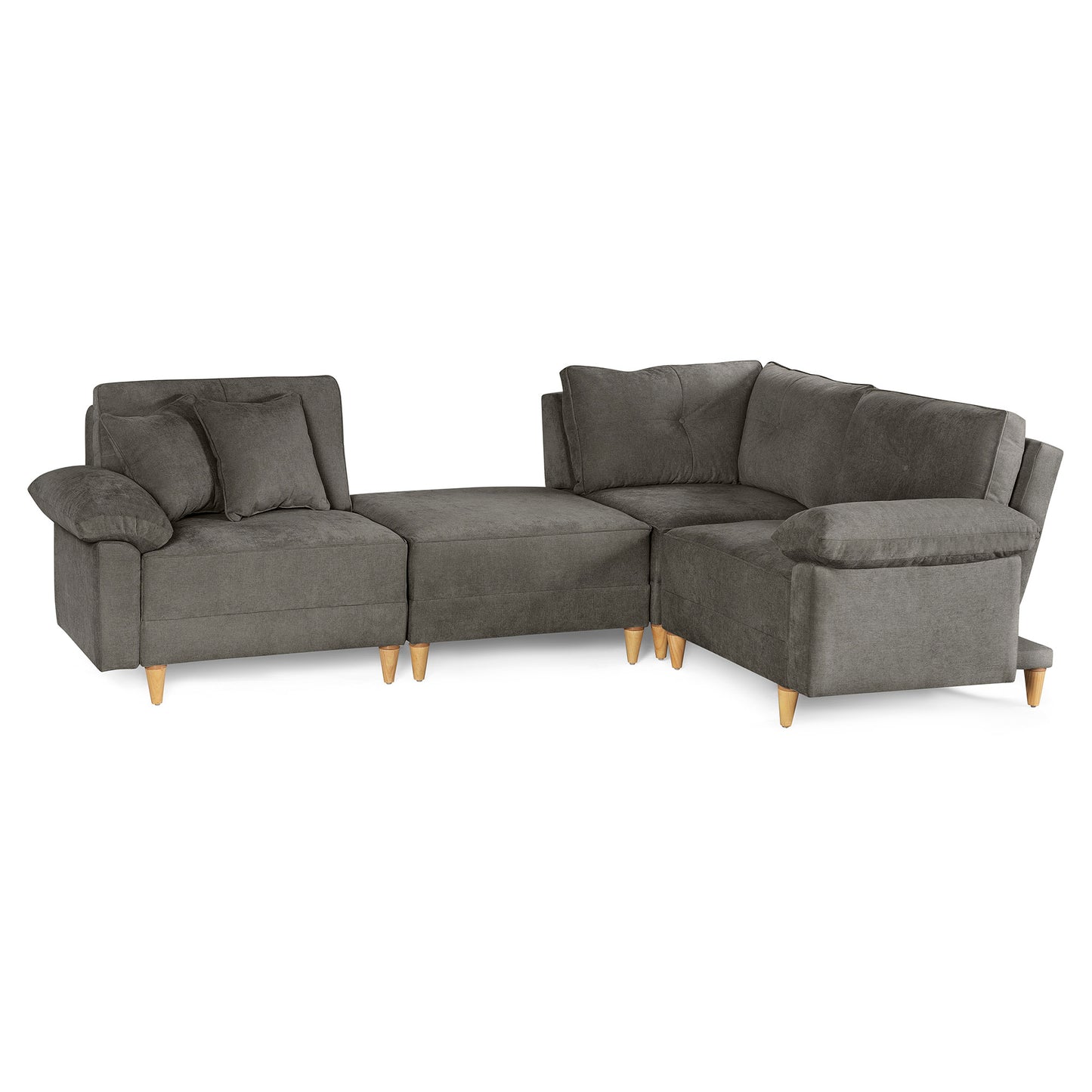 Sala Modular Maristella de 4 modulos Color Oxford