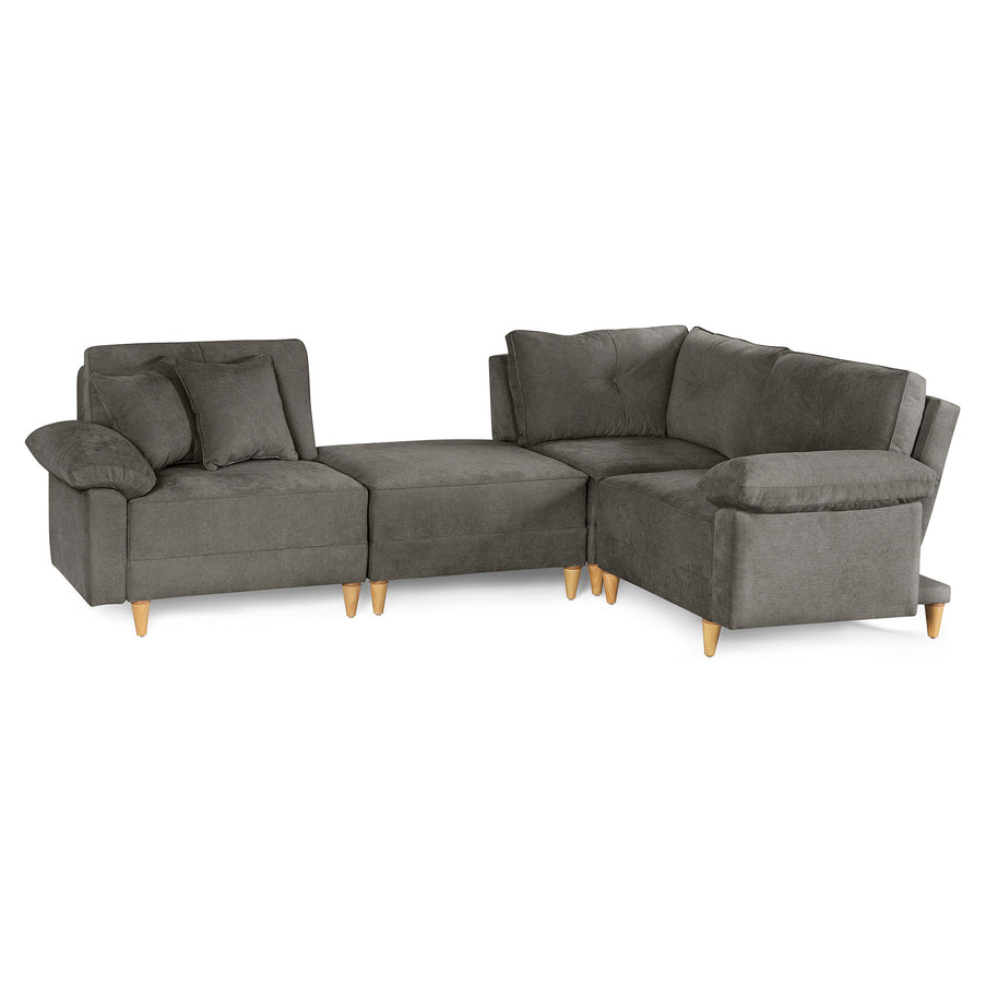 Sala Modular Maristella de 4 modulos Color Oxford