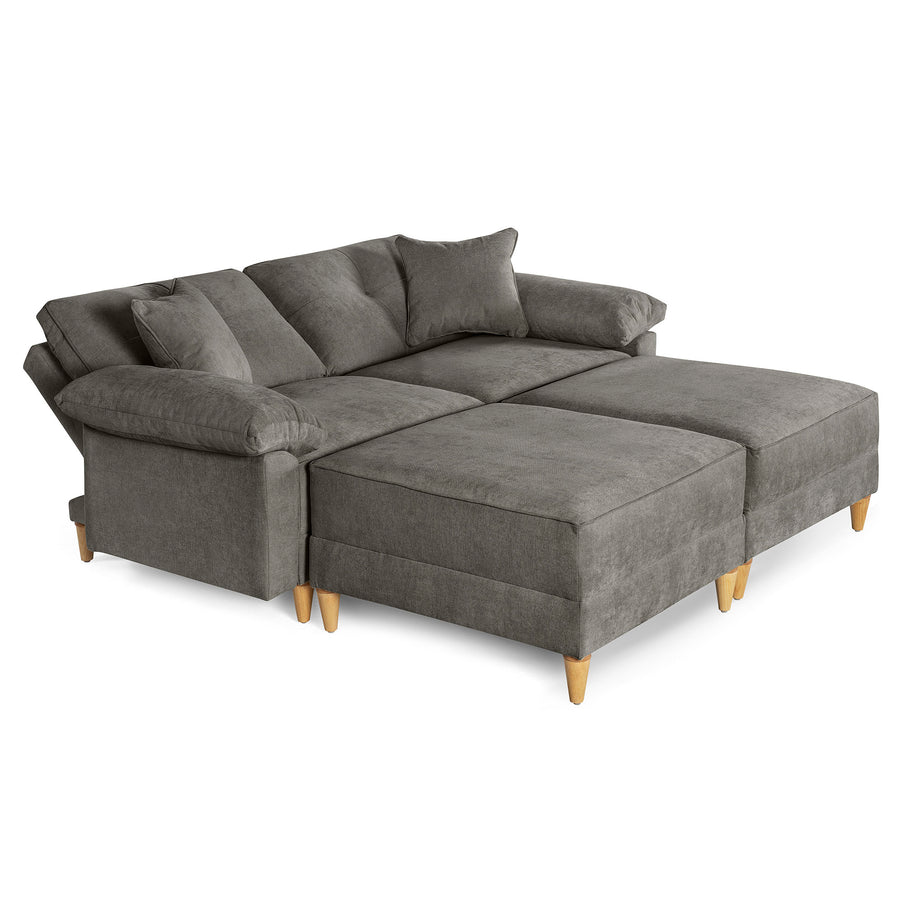 Sala Modular Maristella de 4 modulos Color Oxford