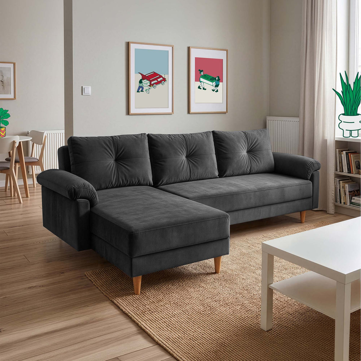 Sala Modular Aventus Color Gris Oxford