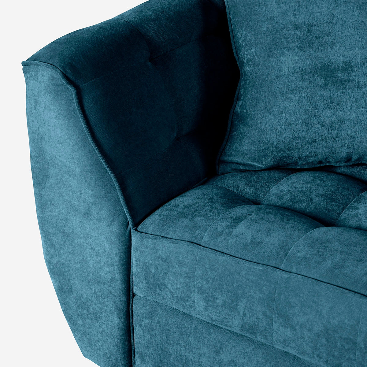 Sofá Love Seat Makora Neroli Olivo Terciopelo De 2 Plazas - Outlet