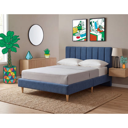 Base de Cama Matrimonial Nostra Azul